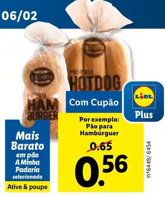 Lidl Pão para Hambúrguer promoção