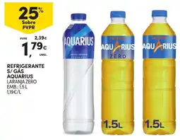 Continente Refrigerante s/gas aquarius laranja zero promoção