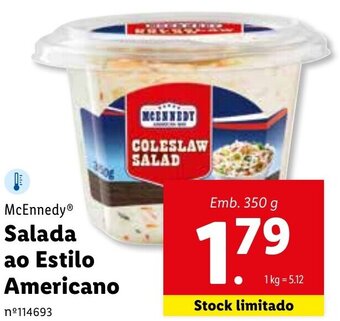 Lidl McEnnedy Salada ao Estilo Americano 350g promoção