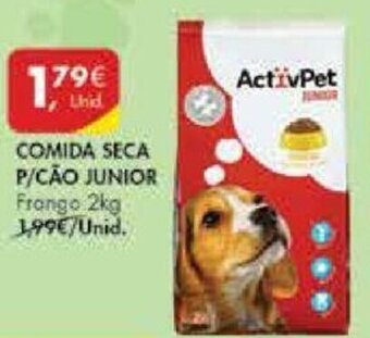 Comida Seca P/Cão Júnior ActivPet 2kg