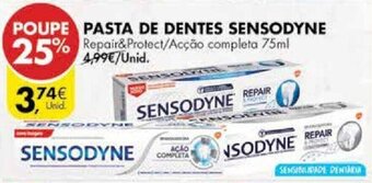 Pingo Doce Pasta de Dentes Sensodyne 75ml promoção