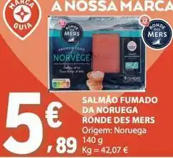 E.Leclerc Salmão fumado da noruega promoção