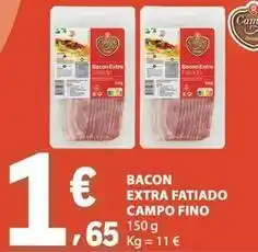 E.Leclerc Campo fino - bacon extra fatiado campo fino promoção