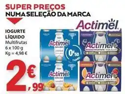 E.Leclerc Actimel - iogurte liquido promoção