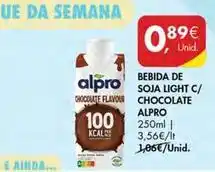 Pingo Doce Alpro - bebida de soja light c/ chocolate promoção