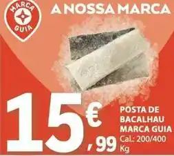 E.Leclerc Marca guia - posta de bacalhau promoção