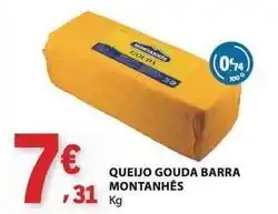 E.Leclerc Queijo gouda barra promoção