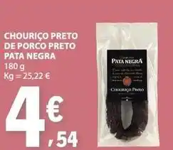 E.Leclerc Pata negra - chourico preto de porco preto promoção
