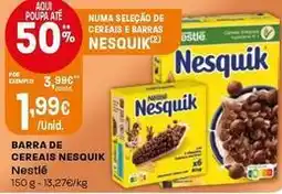 Intermarché Nestlé - barra de cereais nesquik promoção