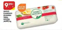 Pingo Doce Terra nostra - queijo flamengo em barra promoção