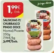 Pingo Doce Pingo doce - salsichas p/ churrasco promoção