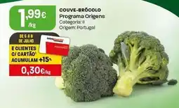 Intermarché Programa origens - couve-brocolo promoção