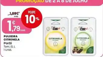 Intermarché Porsi - pulseira citronela promoção