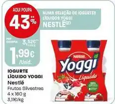 Intermarché Nestlé - iogurte liquido yoggi promoção