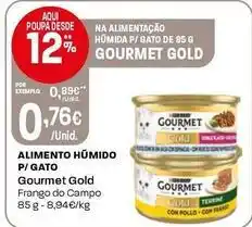 Intermarché Gourmet - alimento humido p/ gato promoção