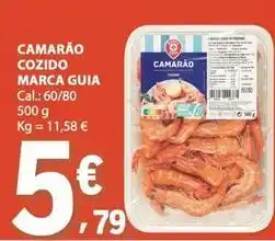 E.Leclerc Marca guia - camarão cozido promoção