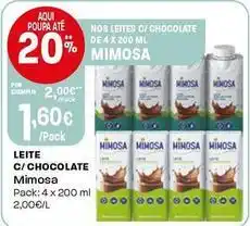 Intermarché Mimosa - leite c/ chocolate promoção