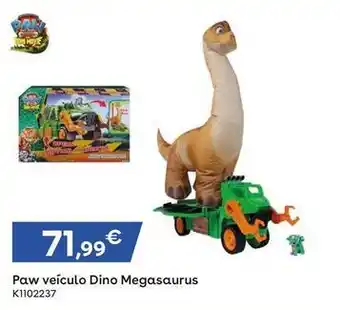 Paw patrol - veiculo dino megasaurus