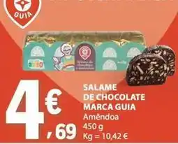 E.Leclerc Marca guia - salame de chocolate promoção