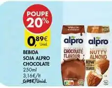 Pingo Doce Alpro - bebida soja promoção