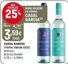 Intermarché Casal garcia - vinho verde doc promoção