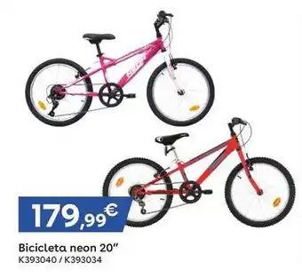 Bicicleta neon 20