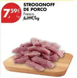 Pingo Doce Strogonoff de porco promoção