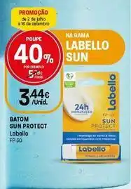 Intermarché Labello - batom sun protect promoção