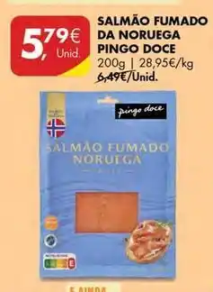 Pingo Doce Pingo doce - salmão fumado da noruega promoção
