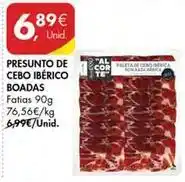 Pingo Doce Presunto de cebo iberico promoção