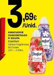 Intermarché Comfort - amaciador concentrado p/ roupa promoção
