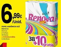 Intermarché Renova - papel higiénico ole promoção