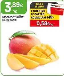 Intermarché Manga avião promoção