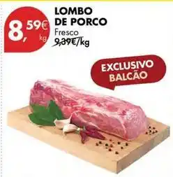 Pingo Doce Lombo de porco promoção