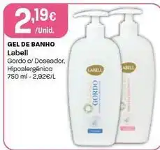 Intermarché Labell - gel de banho promoção