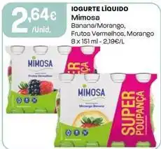 Intermarché Mimosa - iogurte liquido promoção