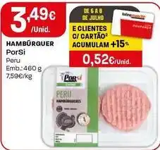 Intermarché Porsi - hamburguer promoção