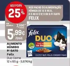 Intermarché Felix - alimento humido p/ gato promoção