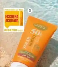 Intermarché Labell - protetor solar promoção