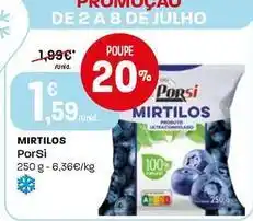 Intermarché Porsi - mirtilos promoção