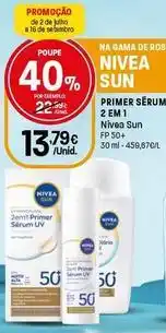 Intermarché Nivea sun - primer serum 2 em 1 promoção