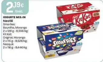 Intermarché Nestle - iogurte mix-in promoção
