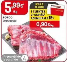 Intermarché Porco entrecosto promoção