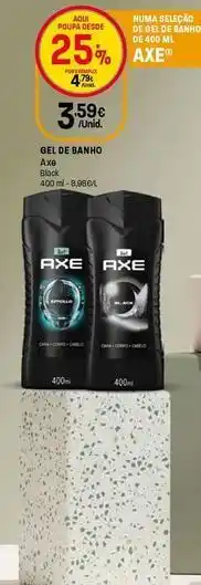 Intermarché Axe - gel de banho promoção