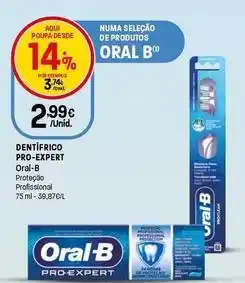 Intermarché Oral b - dentífrico pro-expert promoção
