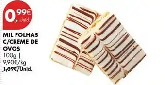 Pingo Doce Mil folhas c/creme de ovos promoção