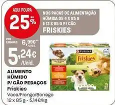 Intermarché Friskies - alimento humido p/ cao pedacos promoção