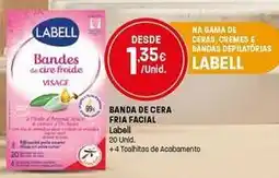 Intermarché Labell - banda de cera fria facial promoção