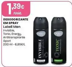 Intermarché Labell - desodorizante em spray promoção