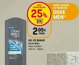 Intermarché Dove men - gel de banho promoção
